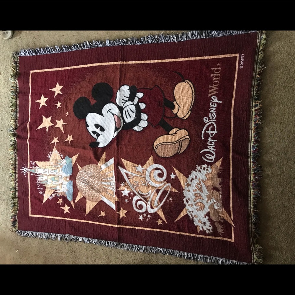 Mickey Mouse Woven Throw